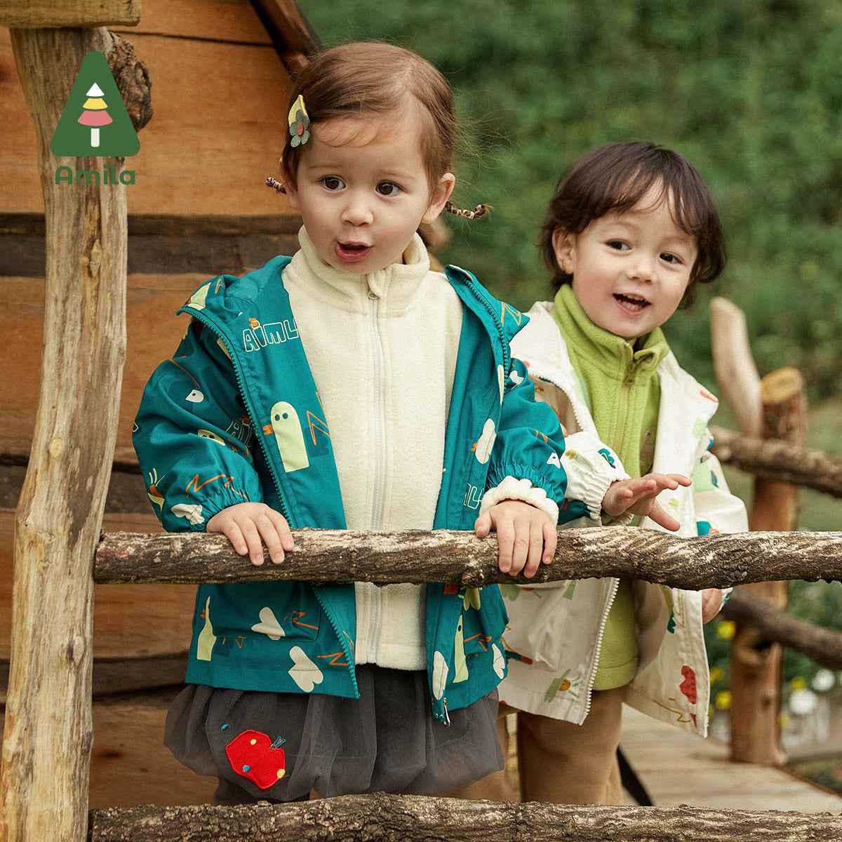 Children's Clothing Autumn Coat Autumn 3 In 1 Two-Piece Set Of Polar Fleece Inner Liner Girls Top